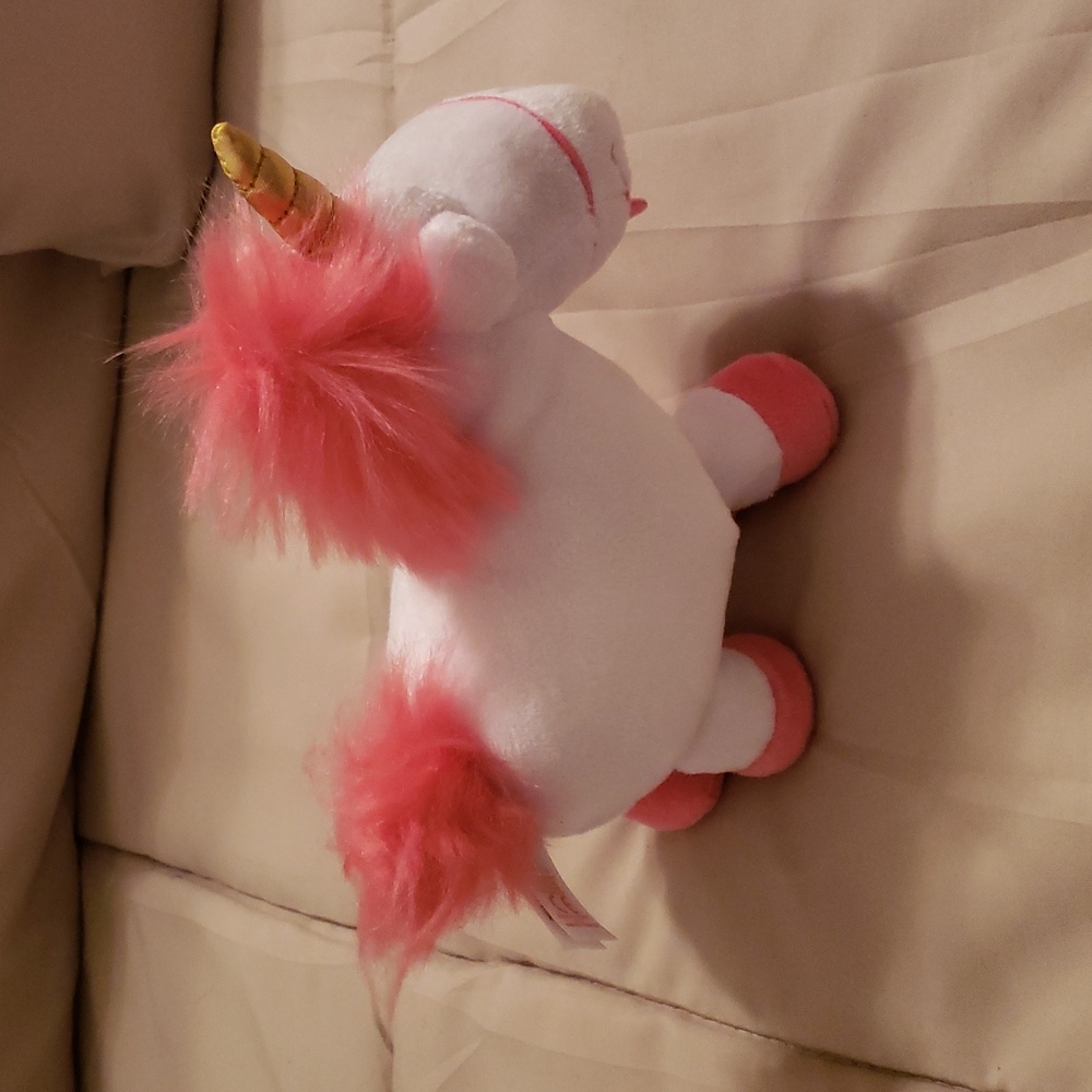 Ty Fluffy The Unicorn 6" Despicable Me 3 Original Beanie Babies Collection NWT - Picture 2 of 7